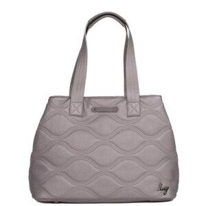 Lug Tempo Matte Luxe VL Tote Bag Metallic Pearl